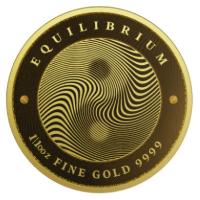 Tokelau - 10 NZD Equilibrium 2021 - 1/10 Oz Gold