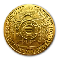 Deutschland - 100 EUR Whrungsunion 2002 - 1/2 Oz Gold