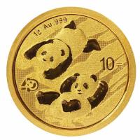 China - 10 Yuan Panda 2022 - 1g Gold