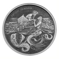 Samoa - 2 Tala Pacific Mermaid (Meerjungfrau) ANTIK 2021 - 1 Oz Silber Antik