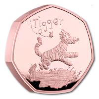 Grobritannien - 0,5 GBP Winnie the Pooh Tigger - Gold PP