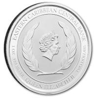 Anguilla - 2 Dollar EC8_4 Segelregatta PP 2021 - 1 Oz Silber Color