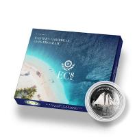 Anguilla - 2 Dollar EC8_4 Segelregatta PP 2021 - 1 Oz Silber Color