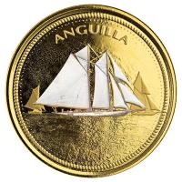 Anguilla - 10 Dollar EC8_4 Segelregatta PP 2021 - 1 Oz Gold Color
