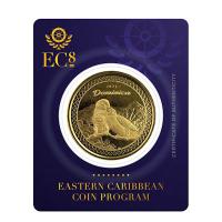 Dominica - 10 Dollar EC8_4 Papageien 2021 - 1 Oz Gold