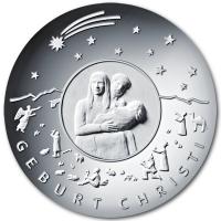 Deutschland - 25 EURO Weihnachten Geburt Christi 2021 - Silber Spiegelglanz