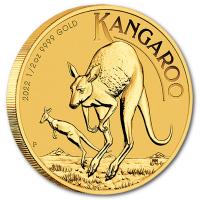 Australien - 50 AUD Knguru 2022 - 1/2 Oz Gold
