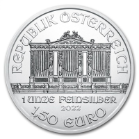 Österreich - 1,5 EUR Wiener Philharmoniker 2022 - 1 Oz Silber