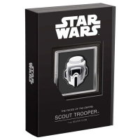 Niue - 2 NZD Star Wars Faces of the Empire (4.) Scout Trooper - 1 Oz Silber