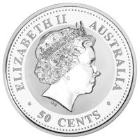 Australien - 0,5 AUD Lunar I Schwein 2007 - 1/2 Oz Silber