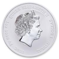 Tuvalu - 1 TVD Street Fighter (1.): Ryu 2022 - 1 Oz Silber
