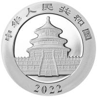 China - 10 Yuan Panda 40 Jahre Color 2022 - 30g Silber Color