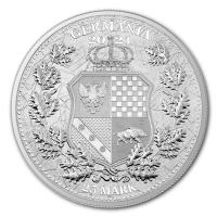 Germania Mint - 25 Mark Austria & Germania 2021 - 5 Oz Silber