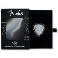 Schweiz - Fender Guitar Pick Playable 315 Heavy 2021 - 10g Silber 