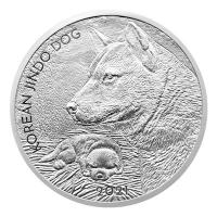 Südkorea - Jindo Dog - 1 Oz Silber