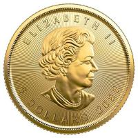 Kanada - 5 CAD Maple Leaf 2022 - 1/10 Oz Gold