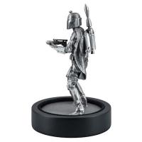Neuseeland - Star Wars(TM) Boba Fett(TM) Silber Skulptur 2021 - 150g Silber