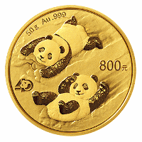 China - 800 Yuan Panda 2022 - 50g Gold PP