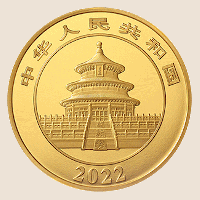 China - 800 Yuan Panda 2022 - 50g Gold PP
