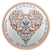 Kanada - 20 CAD Hochzeit 2022 - 1 Oz Silber