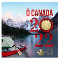 Kanada - 3,40 CAD O Canada Geschenk Set 2022 - Kursmünzensatz