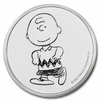 USA - 70 Jahre Peanuts Charlie Brown 2021 - 1 Oz Silber