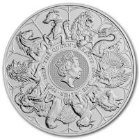Großbritannien - 10 GBP Queens Beasts Completer 2022 - 10 Oz Silber