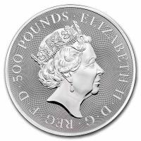 Grobritannien - 500 GBP Queens Beasts Completer 2021 - 1 KG Silber