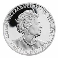 St. Helena - 1 Pfund The Queens Virtues: Charity 2022 - 1 Oz Silber PP