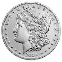 USA - 1 USD Morgan Dollar Privy Mark CC 2021 - Silbermünze