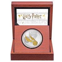 Niue - 2 NZD Harry Potter Classic: Goldener Schnatz(TM) - 1 Oz Silber