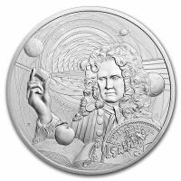 Niue 2 NZD Icons of Inspiration: Isaac Newton 2022 1 Oz Silber BU