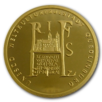 Deutschland - 100 EURO Quedlinburg 2003 - 1/2 Oz Gold