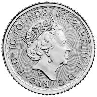 Grobritannien - 10 GBP Britannia 2022 - 1/10 Oz Platin