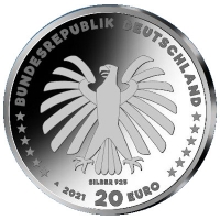 Deutschland - 20 EURO 50 Jahre Sendung mit der Maus 2021 - Silber Stempelglanz