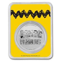 USA - 70 J. Peanuts Marcie COLOR 2021 - 1 Oz Silber Color