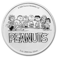 USA - 70 J. Peanuts Linus Van Pelt COLOR 2021 - 1 Oz Silber Color