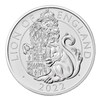 Grobritannien - 5 GBP Tudor Beasts (2.) Lion of England 2022 - Mnze Blister