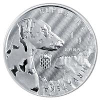 Kroatien 10 kn Autochthones Kroatien Dalmatiner 2021 1 Oz Silber Rückseite