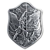 Südkorea - Erzengel Michael Shield Silver Stacker - 1 KG Silber (nur 333 Stück!)
