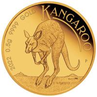 Australien - 2 AUD Känguru MiniRoo 2022 - 0,5g Gold