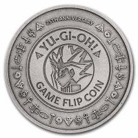 Niue - 2 NZD 25 Jahre Yu Gi Oh! Game Flip Coin ANTIK 2022 - 1 Oz Silber AntikFinish