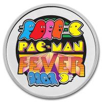 Silver Round Pac Man(TM) Fever Amazing Lock Up 1 Oz Silber COLOR