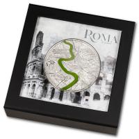 Palau - 20 USD Tiffany Art Metropolis: Rom (Rome) 2022 - 3 Oz Silber
