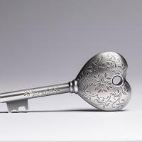 Cook Island - 5 CID Key to my Heart / Schlüssel zu meinem Herz - 1 Oz Silber