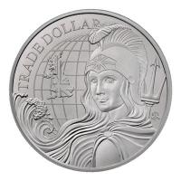 St. Helena - 1 Pfund Modern Trade Dollar (2.) British Trade Dollar - 1 Oz Silber
