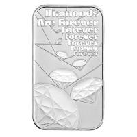 Großbritannien - James Bond Barren Diamonds Are Forever - 1 Oz Silber
