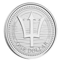 Barbados - 1 Dollar Trident Dreizack 2022 - 1 Oz Silber