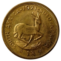 Sdafrika - 1 Rand Springbock - 3,66g Goldmnze