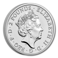 Großbritannien - 2 GBP Britannia Premium Exclusive Range 2022 - 1 Oz Silber BU